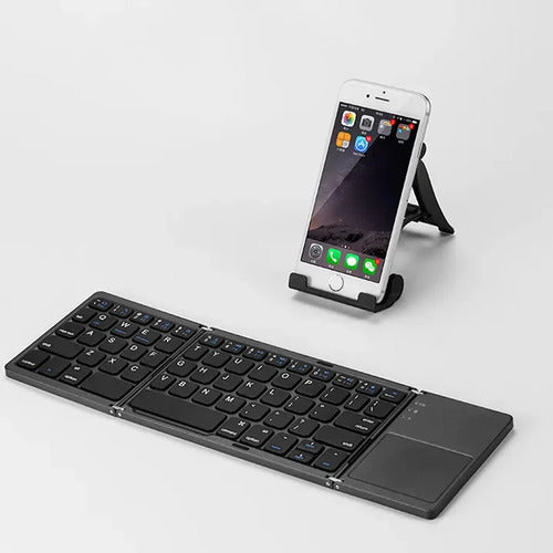 TECLADO PLEGABLE TOUCHPAD B033 NEGRO