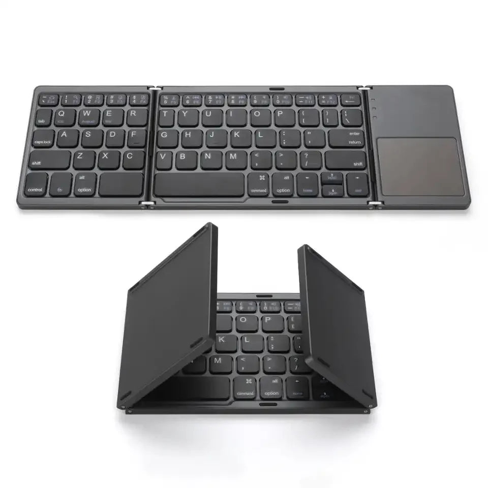 TECLADO PLEGABLE TOUCHPAD B033 NEGRO